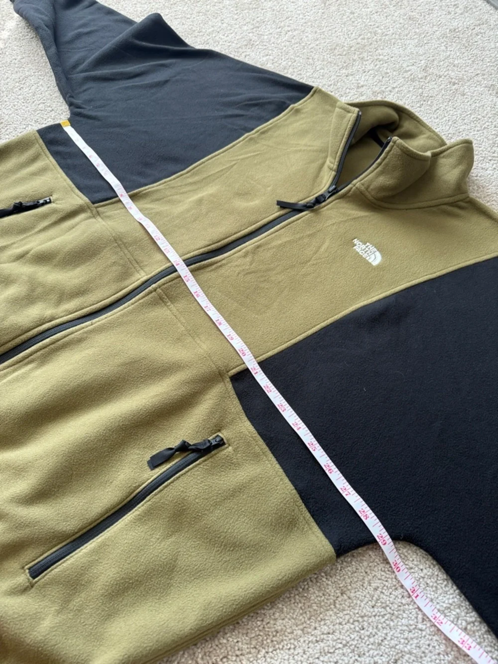 The North Face Men's TKA Attitude Full-Zip Fleece Jacket Military Green
